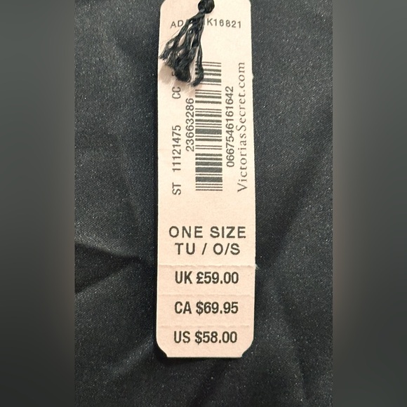 New Victoria Secret ruffle satin robe. One size - Picture 4 of 4